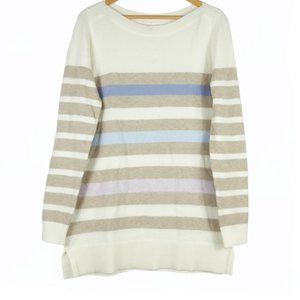 LOFT Striped Crewneck Sweater NWT Size Medium